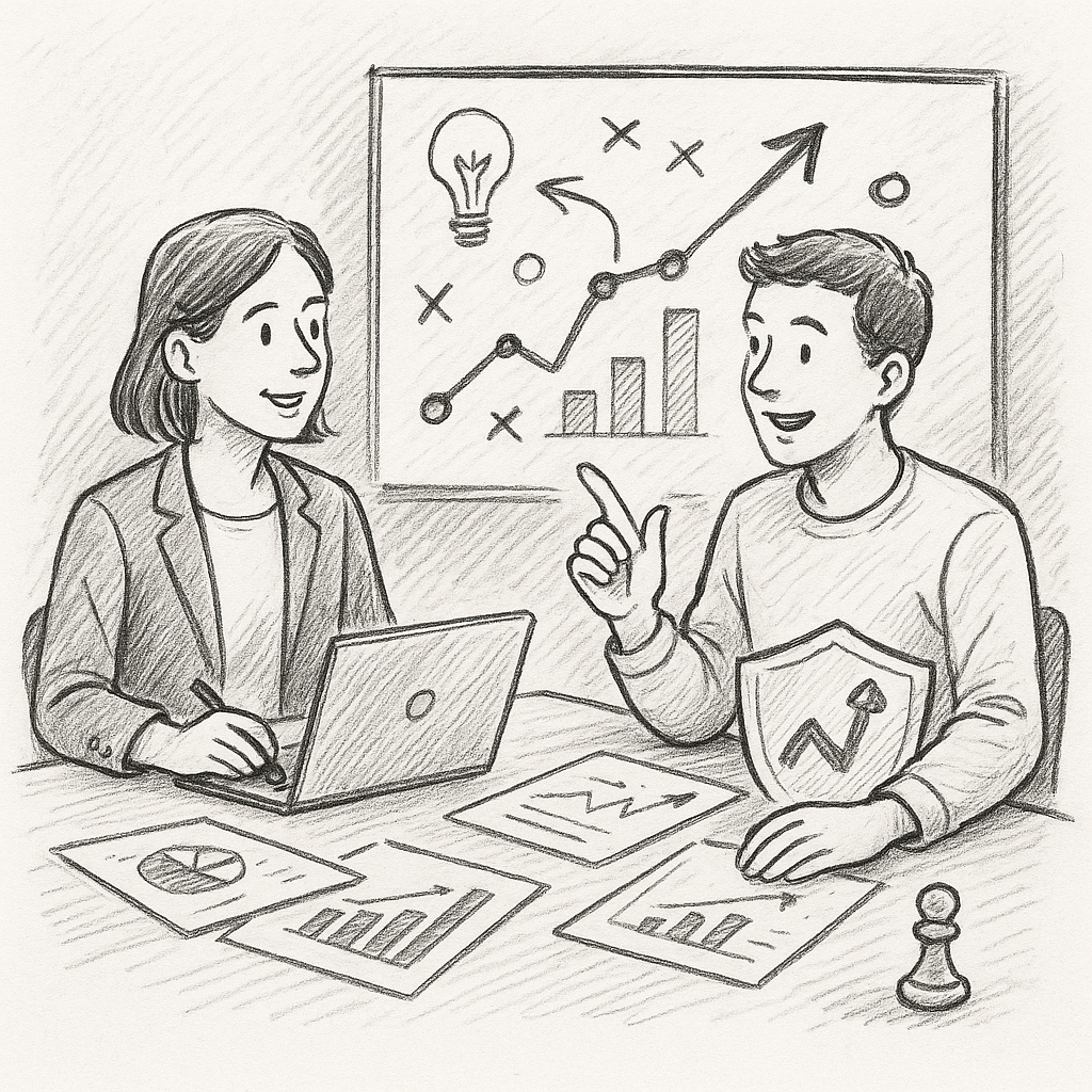 Beratung & Strategie Illustration