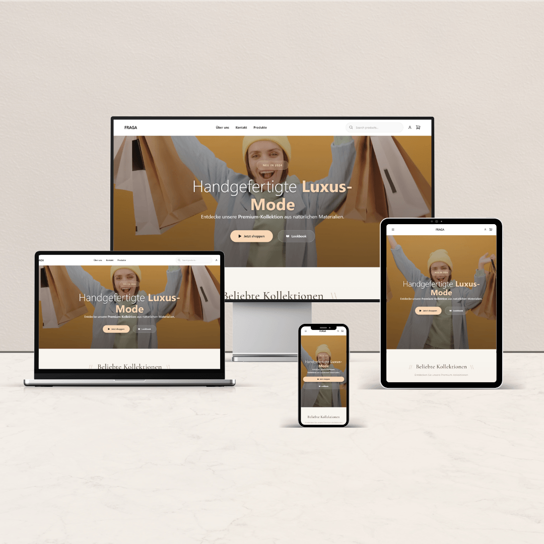 Fraga Demo Online Shop Vorschau