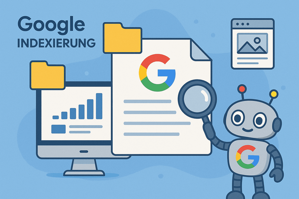 Google Indexierung Illustration