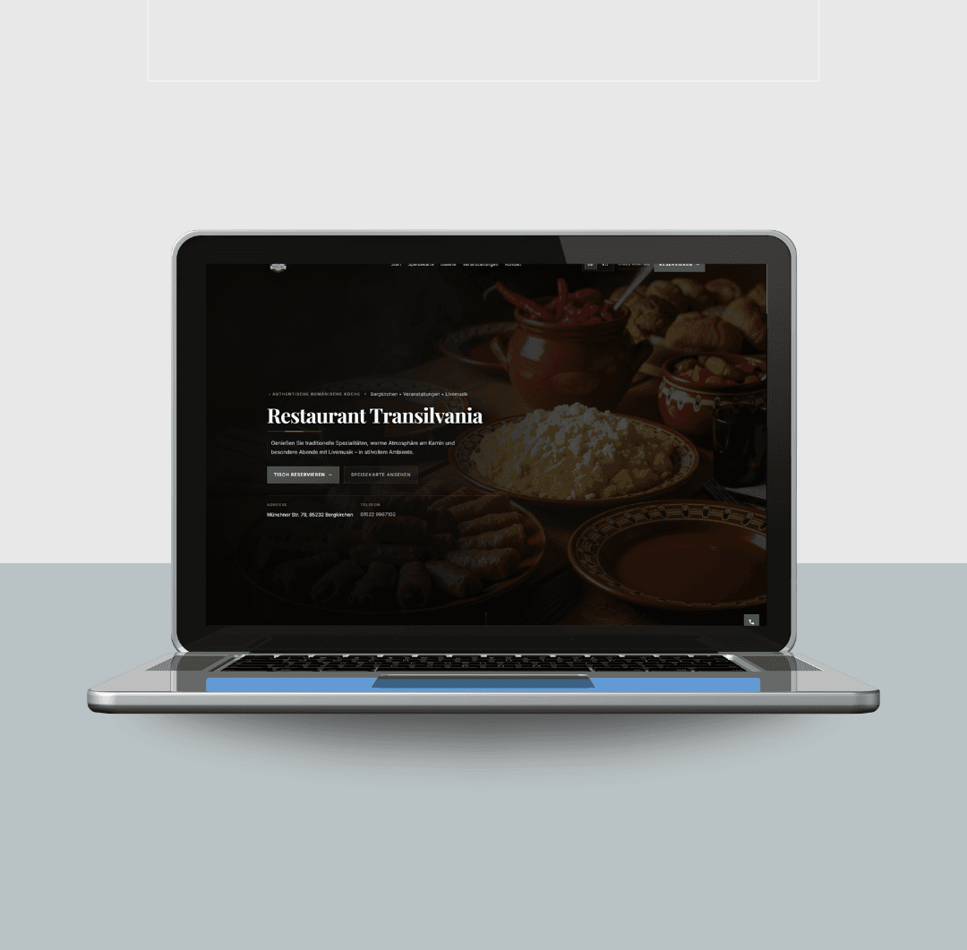 Restaurant Website – Webdesign & SEO Vorschau
