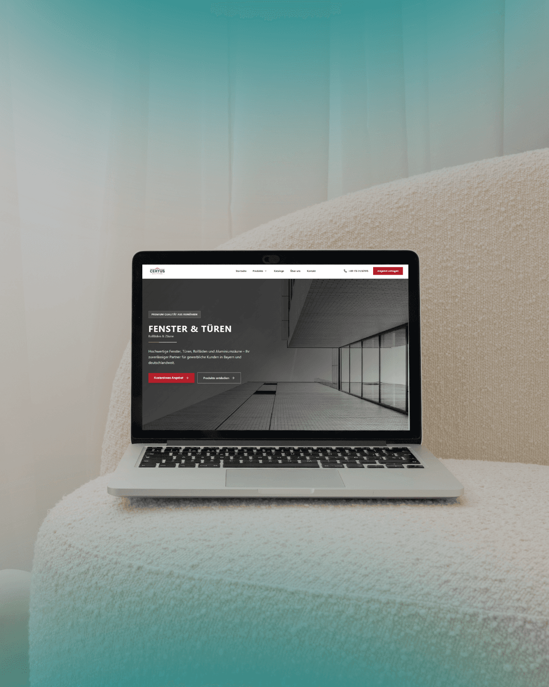 CertusSolutions B2B Website – Desktop & Mobile