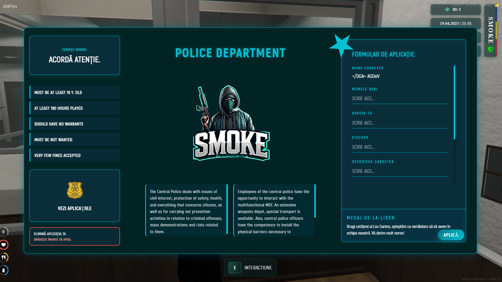FiveM UI Screenshot 1
