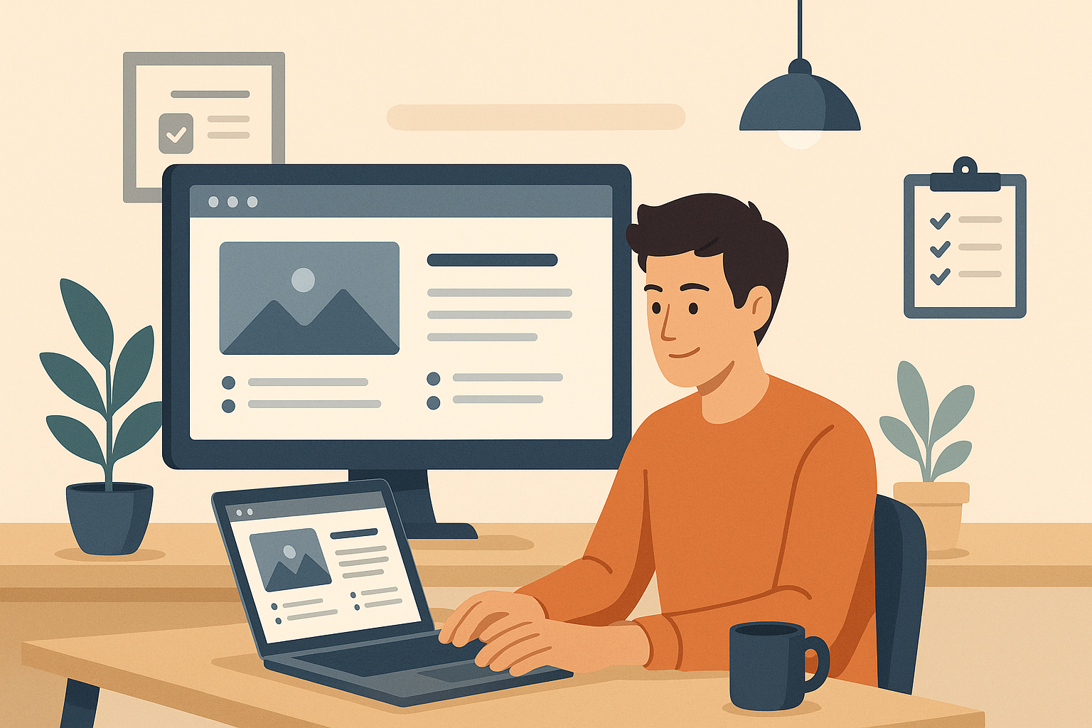 Eigene Homepage Hero